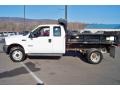 2004 Oxford White Ford F450 Super Duty XL SuperCab 4x4 Chassis Dump Truck  photo #8