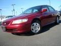 2002 Firepepper Red Pearl Honda Accord EX V6 Sedan  photo #1