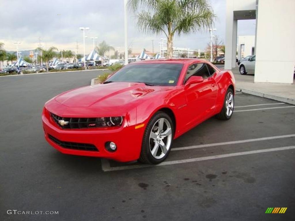 2010 Camaro LT/RS Coupe - Victory Red / Black photo #9