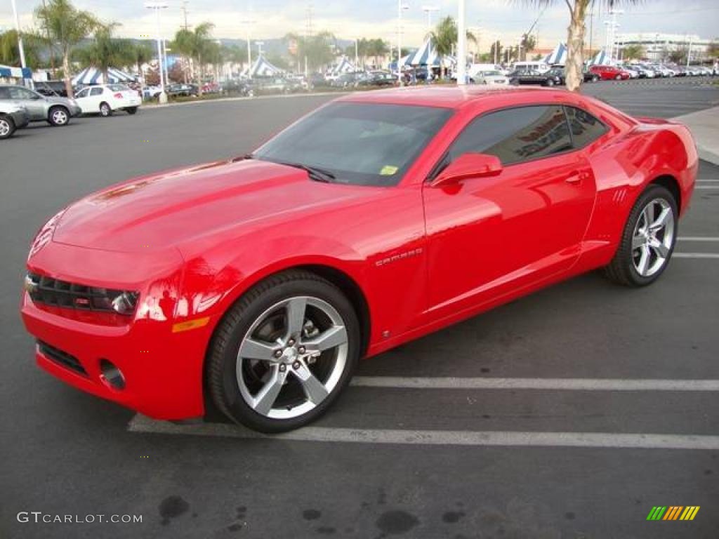 2010 Camaro LT/RS Coupe - Victory Red / Black photo #10