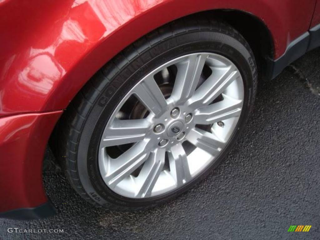 2007 Range Rover Sport Supercharged - Rimini Red Metallic / Ivory photo #9