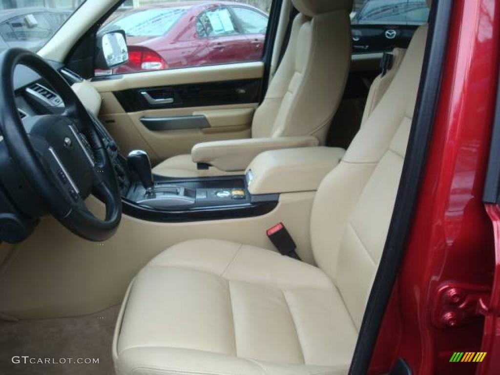 2007 Range Rover Sport Supercharged - Rimini Red Metallic / Ivory photo #10