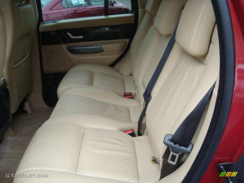 2007 Range Rover Sport Supercharged - Rimini Red Metallic / Ivory photo #11