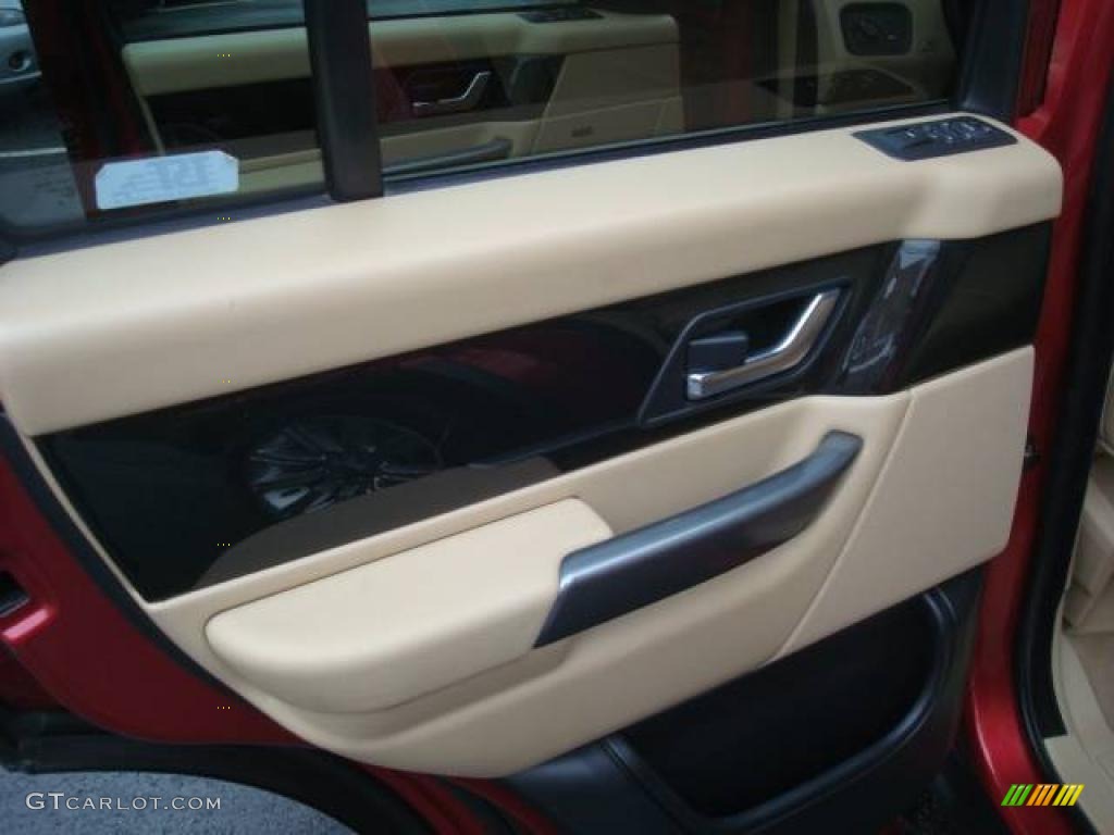 2007 Range Rover Sport Supercharged - Rimini Red Metallic / Ivory photo #14