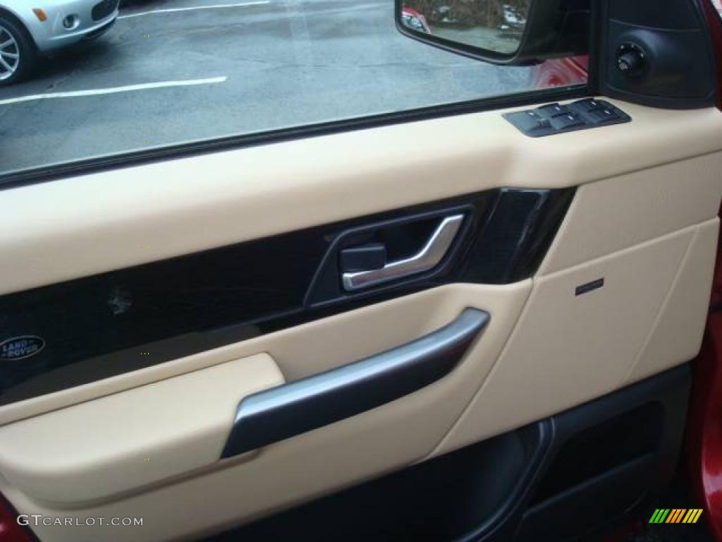 2007 Range Rover Sport Supercharged - Rimini Red Metallic / Ivory photo #15