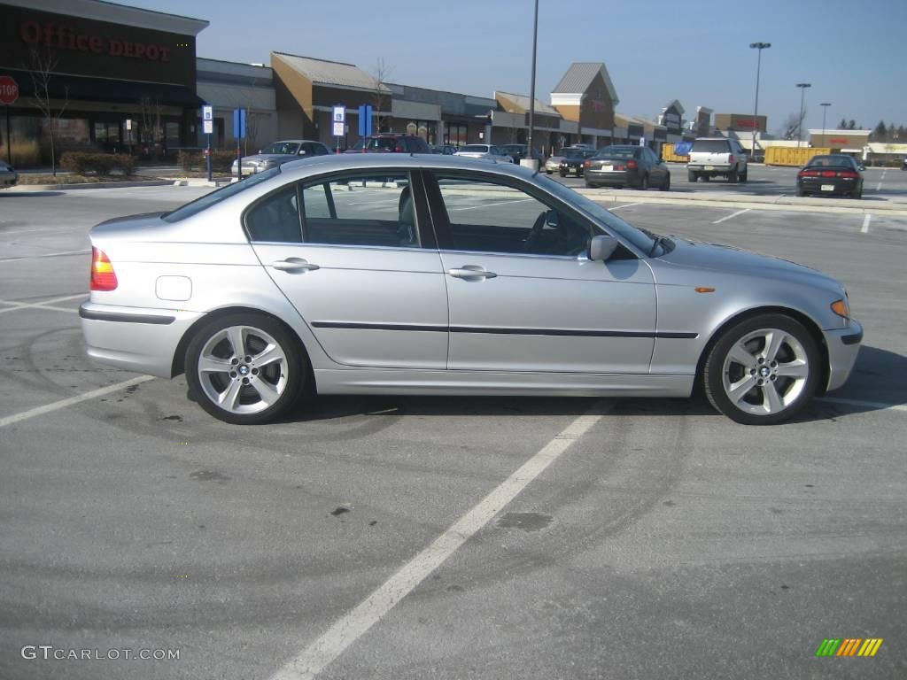 2005 3 Series 330i Sedan - Titanium Silver Metallic / Anthracite Black photo #4