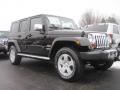 2010 Black Jeep Wrangler Unlimited Sahara 4x4  photo #3