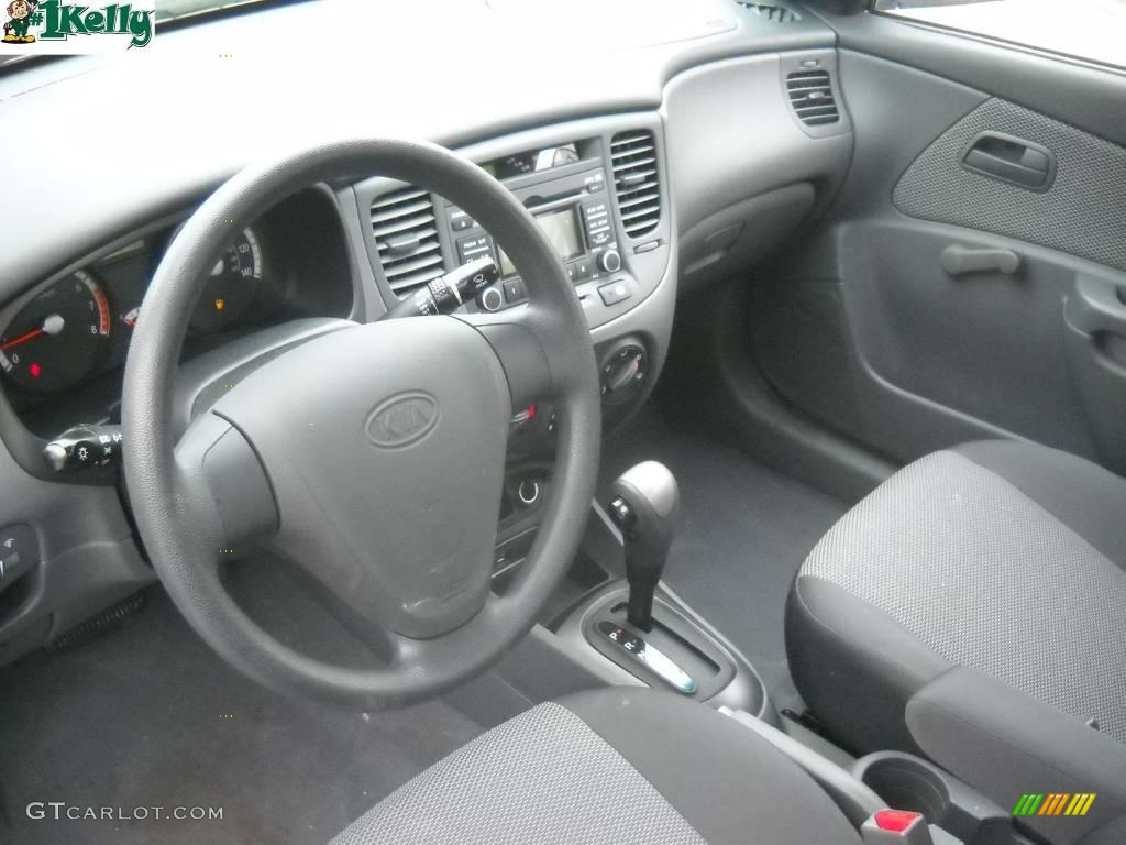 2009 Rio LX Sedan - Sapphire Blue / Gray photo #8