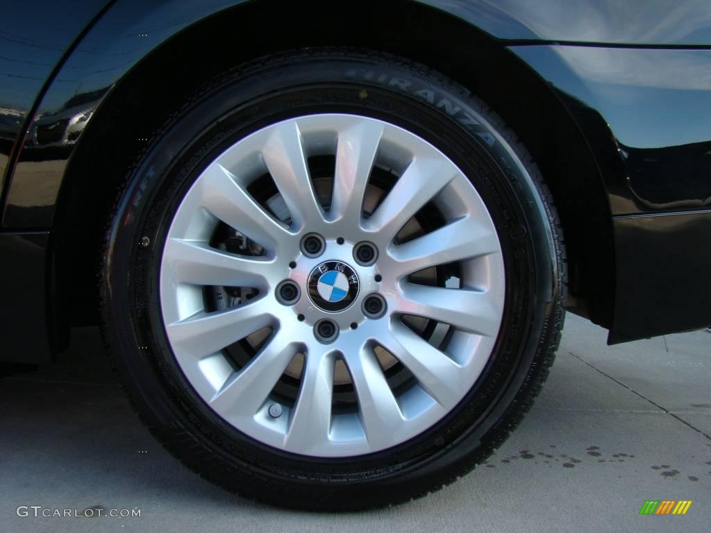 2009 3 Series 328i Sedan - Jet Black / Black photo #6