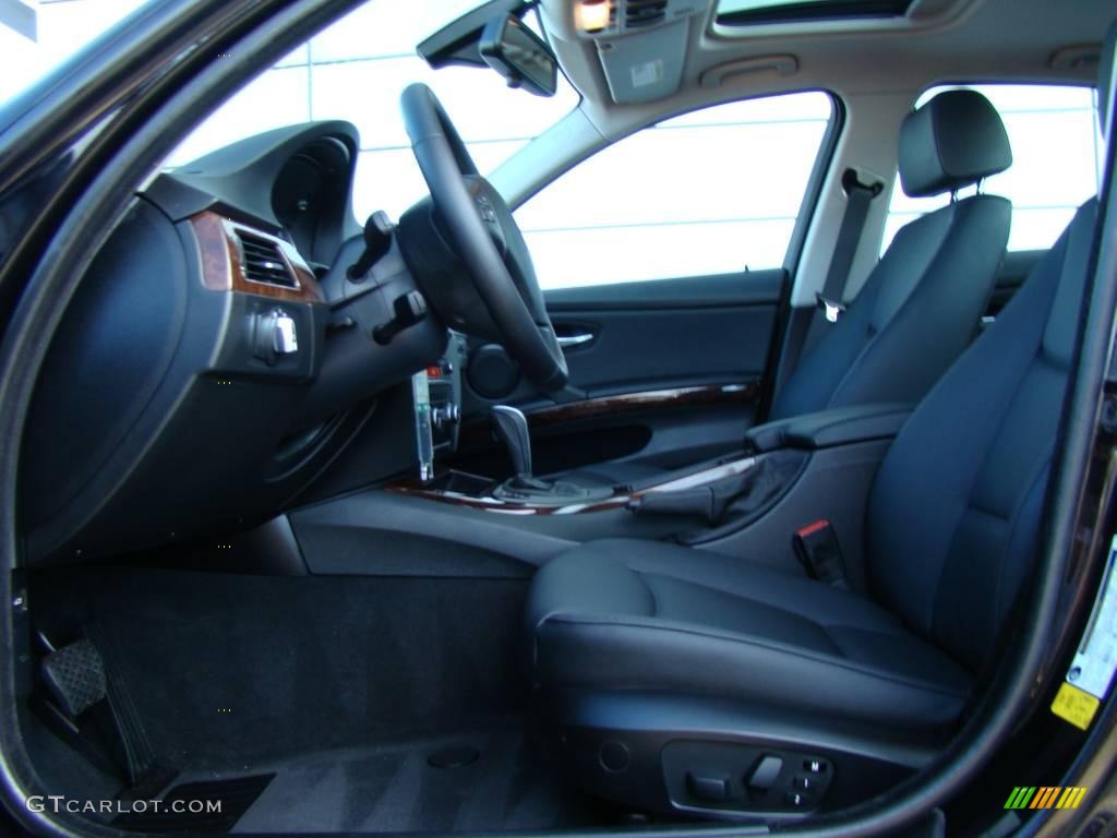 2009 3 Series 328i Sedan - Jet Black / Black photo #9