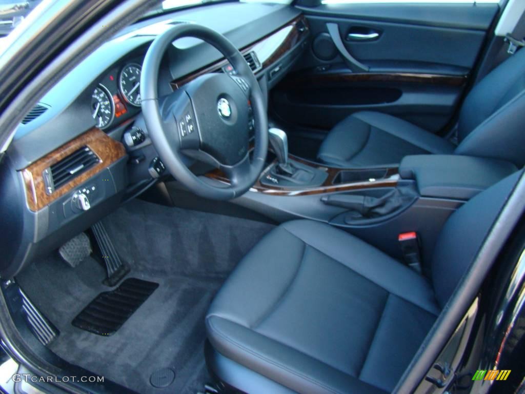 2009 3 Series 328i Sedan - Jet Black / Black photo #10