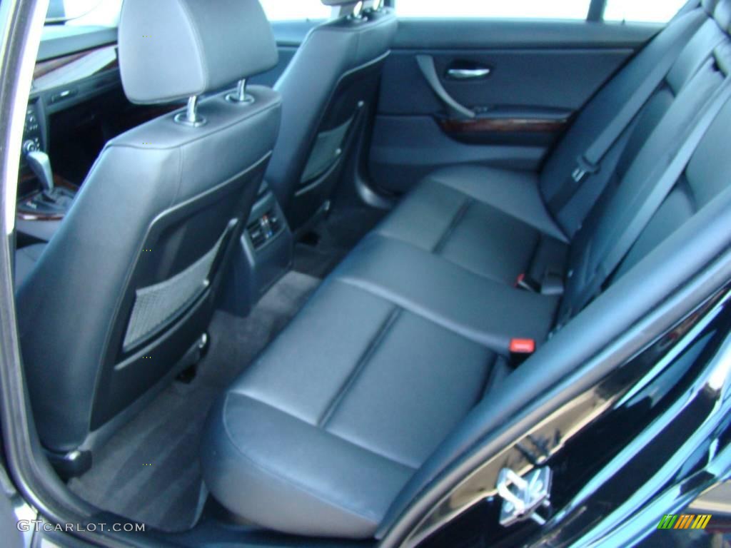 2009 3 Series 328i Sedan - Jet Black / Black photo #12