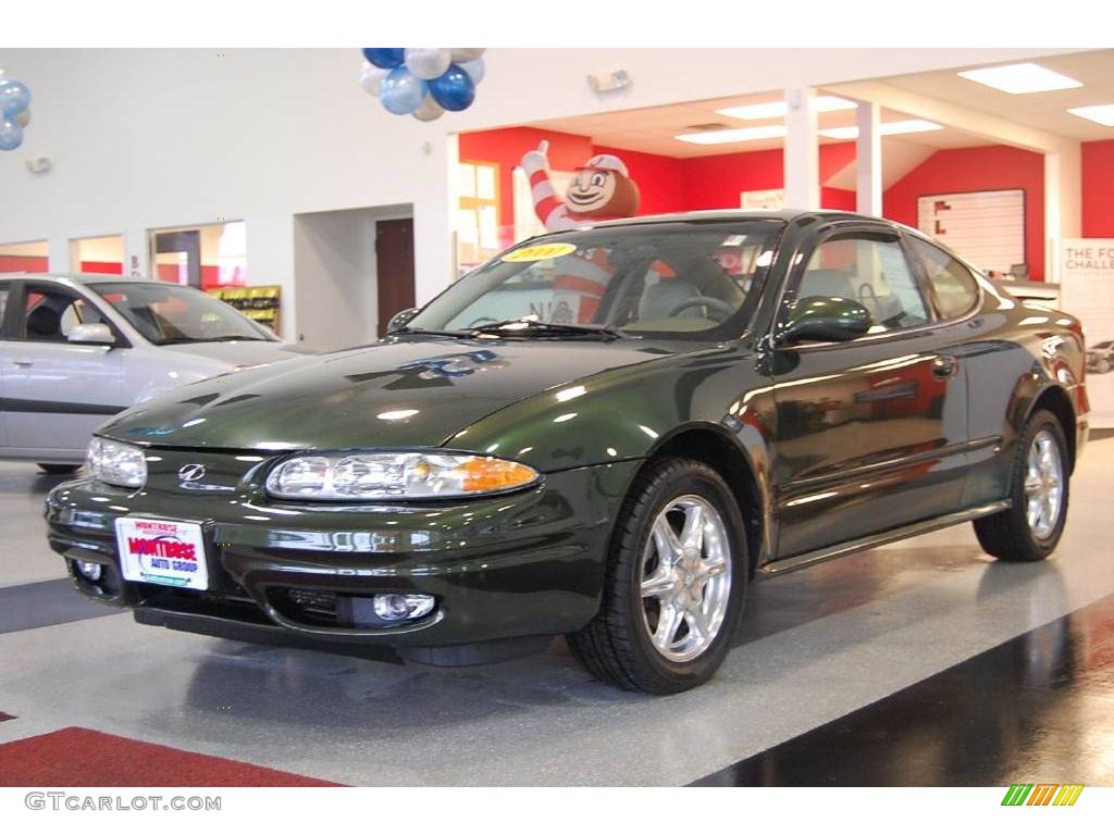 2000 Alero GLS Coupe - Meadow Green / Neutral photo #2