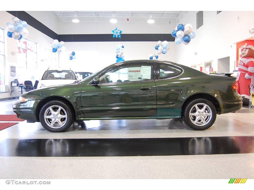 2000 Alero GLS Coupe - Meadow Green / Neutral photo #3