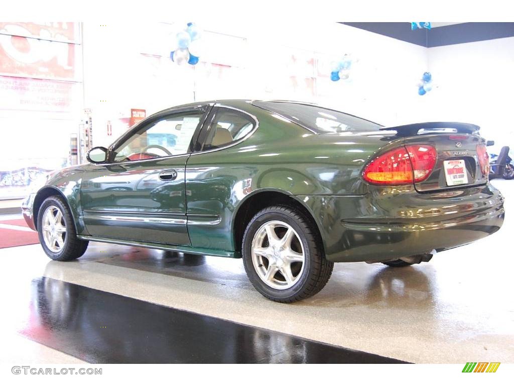 2000 Alero GLS Coupe - Meadow Green / Neutral photo #4