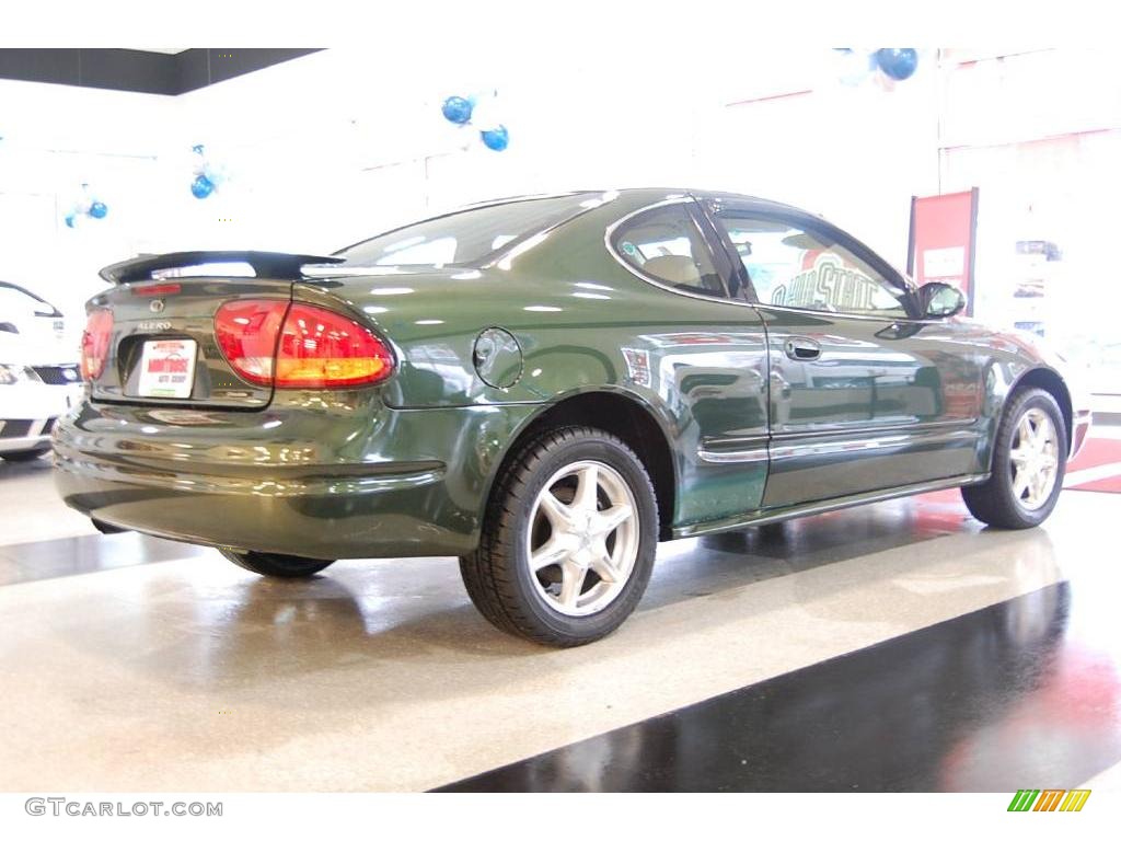 2000 Alero GLS Coupe - Meadow Green / Neutral photo #7