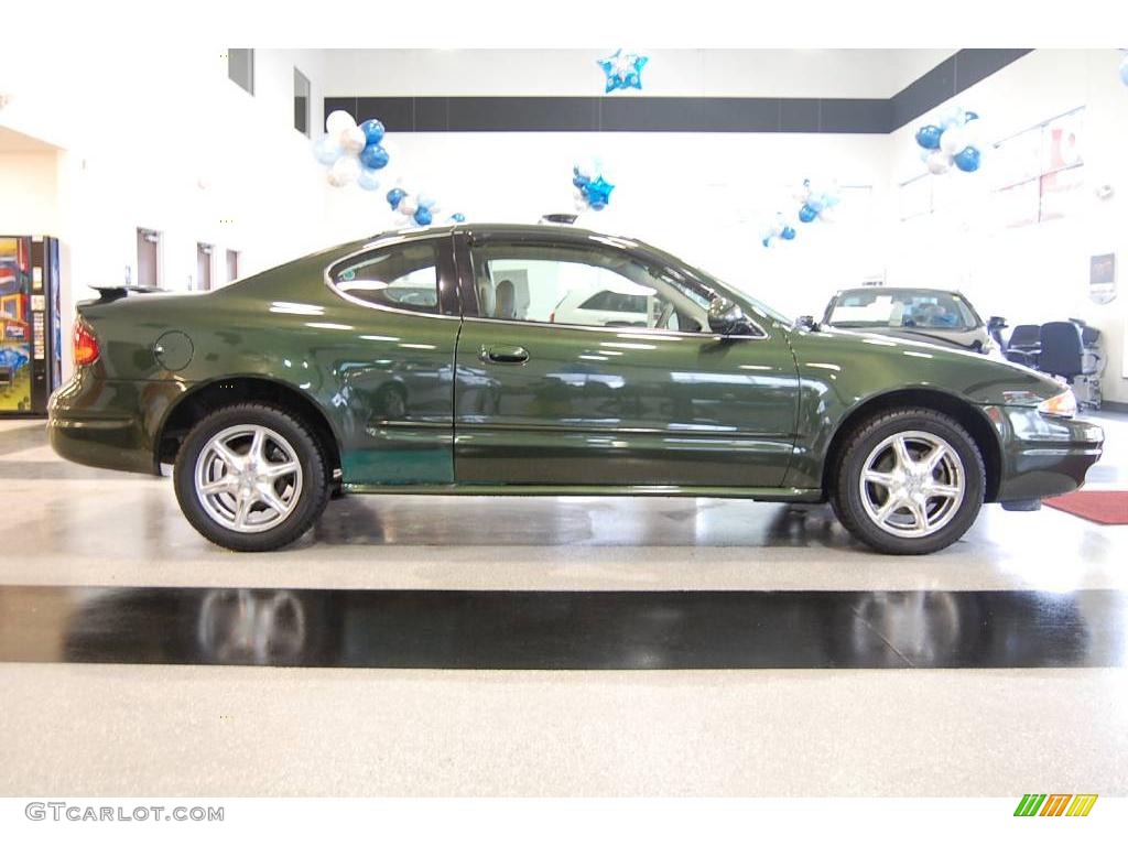 2000 Alero GLS Coupe - Meadow Green / Neutral photo #8