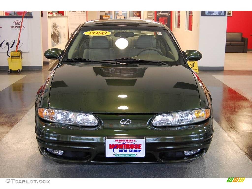 2000 Alero GLS Coupe - Meadow Green / Neutral photo #10