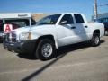 2007 Bright White Dodge Dakota ST Quad Cab  photo #2