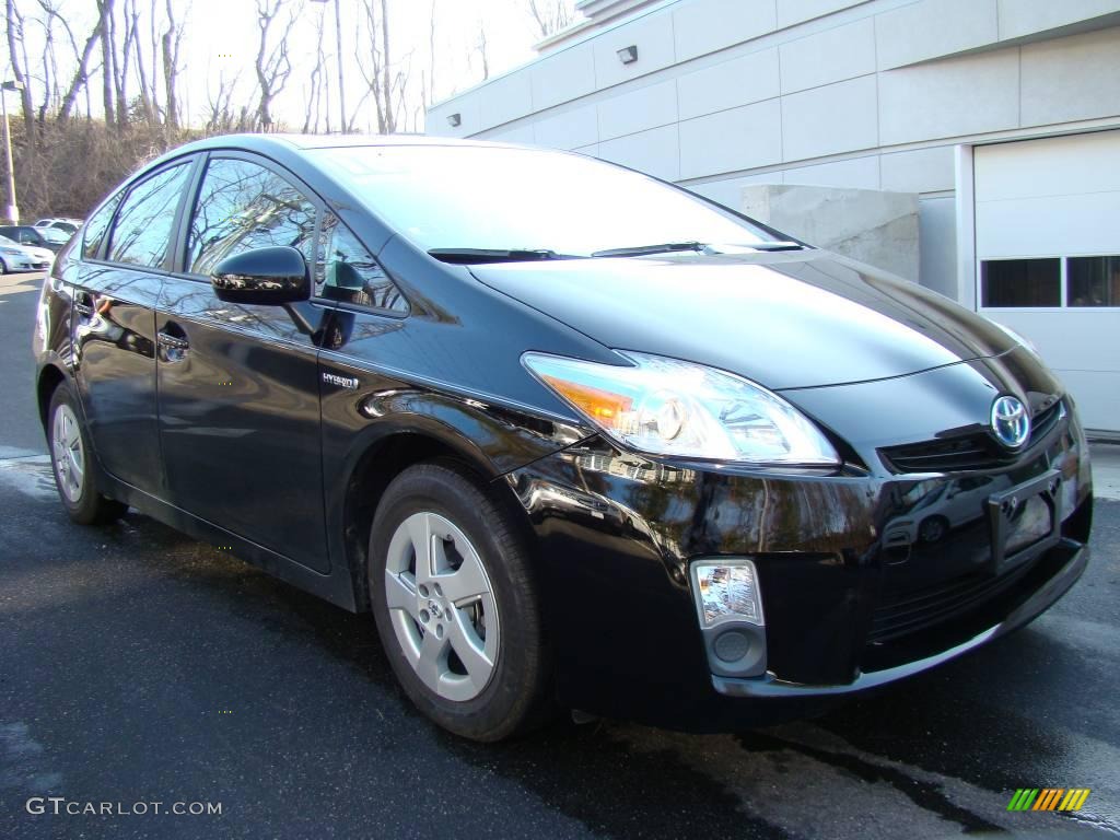 2010 Prius Hybrid IV - Black / Dark Gray photo #1