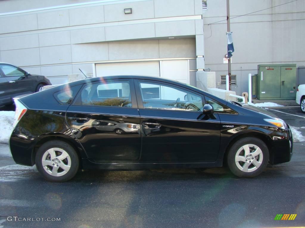 2010 Prius Hybrid IV - Black / Dark Gray photo #3