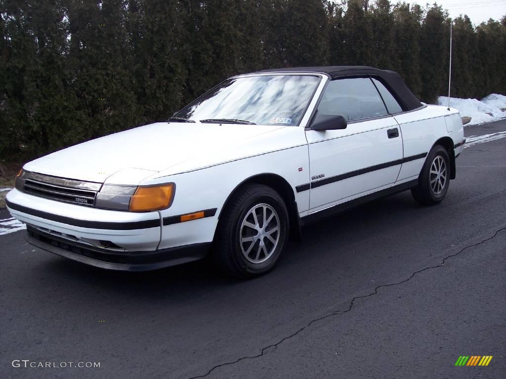 1987 Celica GT Convertible - Super White II / Gray photo #2