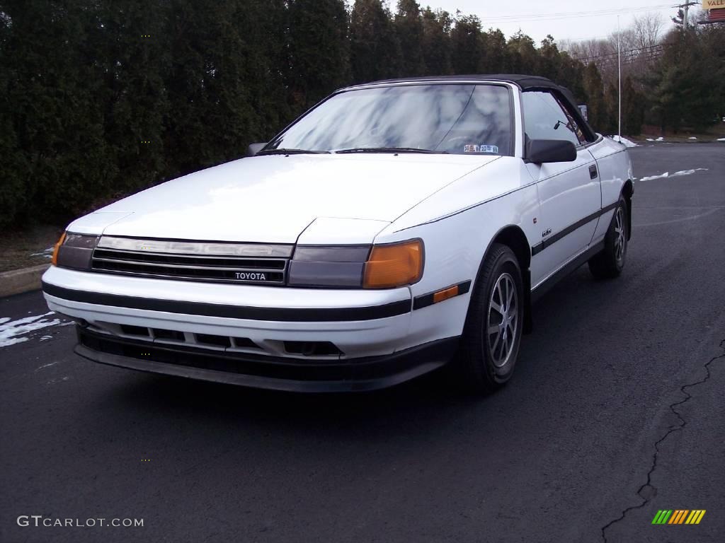 1987 Celica GT Convertible - Super White II / Gray photo #3