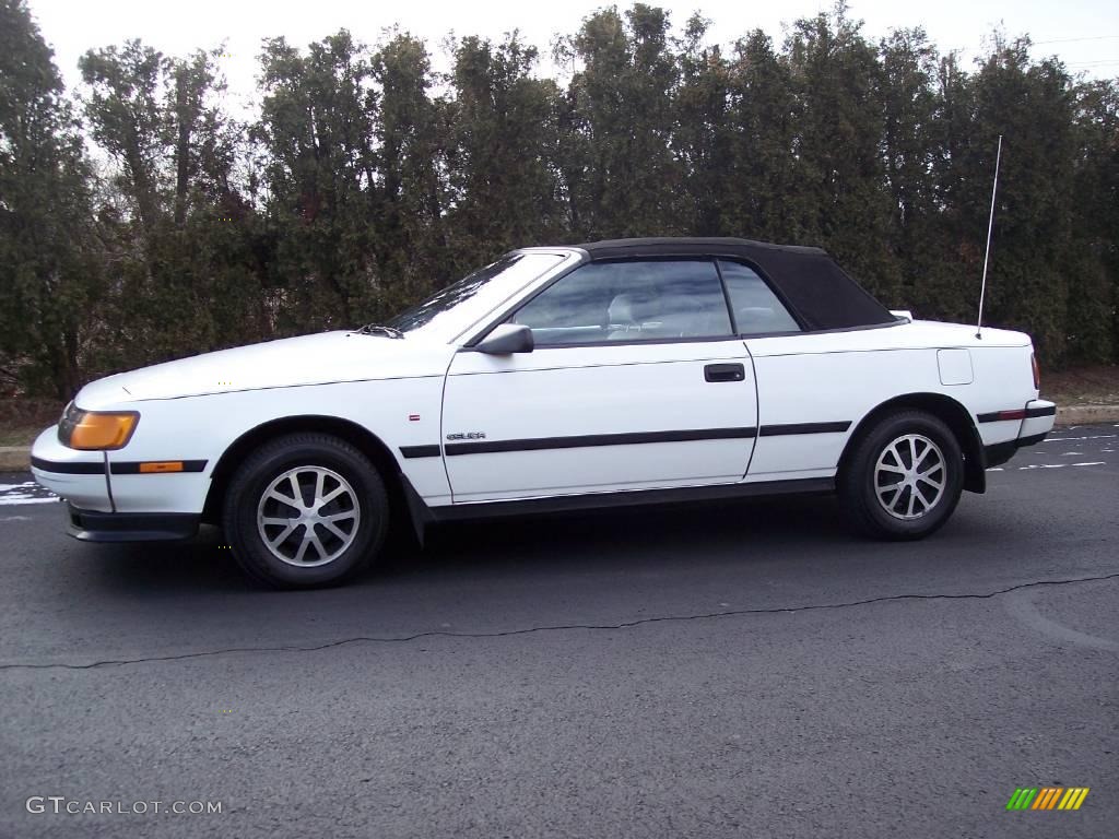 1987 Celica GT Convertible - Super White II / Gray photo #4