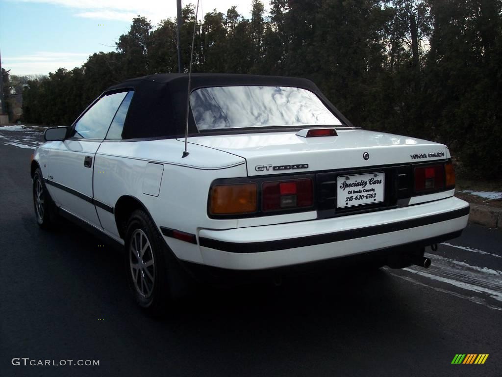 1987 Celica GT Convertible - Super White II / Gray photo #7