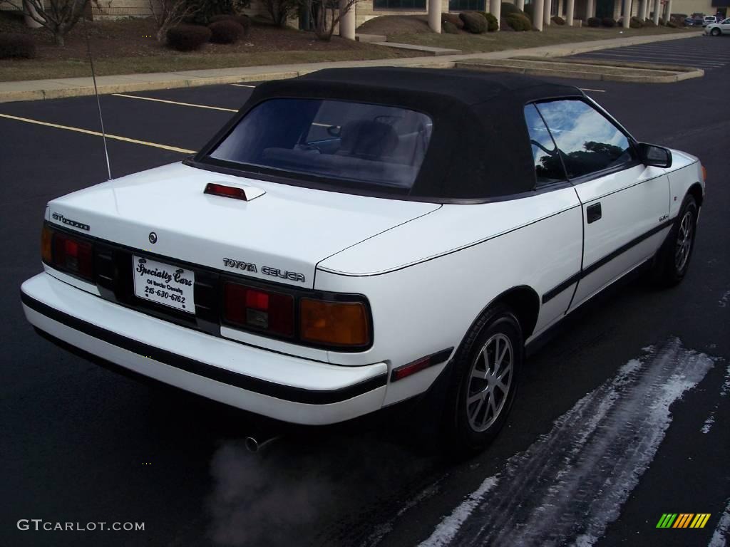 1987 Celica GT Convertible - Super White II / Gray photo #9