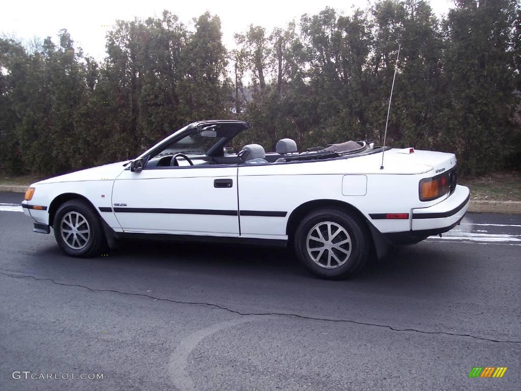 1987 Celica GT Convertible - Super White II / Gray photo #11
