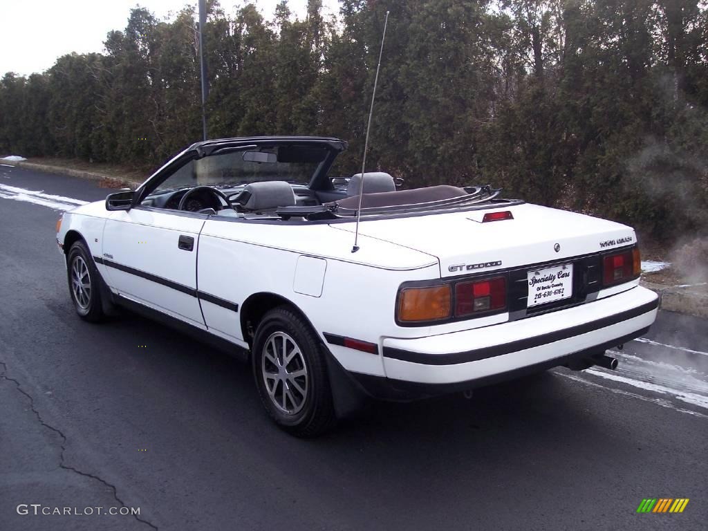 1987 Celica GT Convertible - Super White II / Gray photo #15
