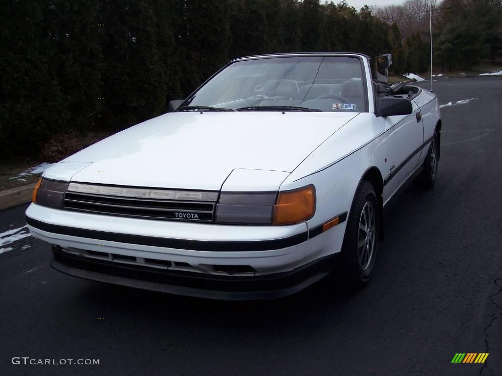 1987 Celica GT Convertible - Super White II / Gray photo #16