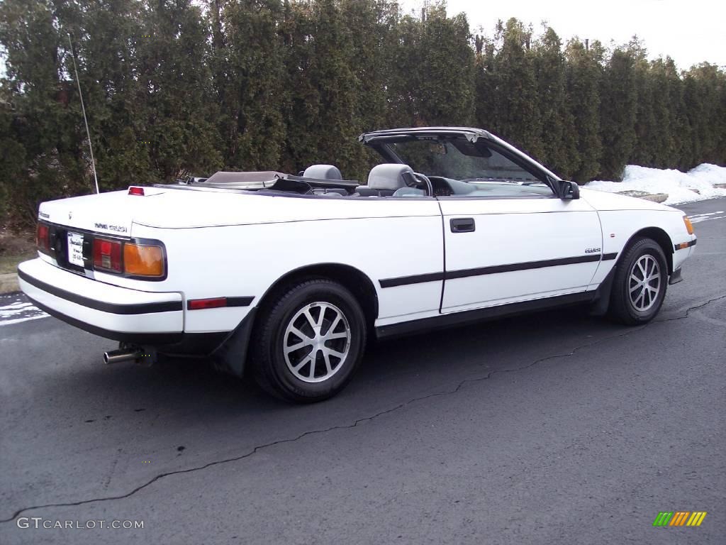 1987 Celica GT Convertible - Super White II / Gray photo #19