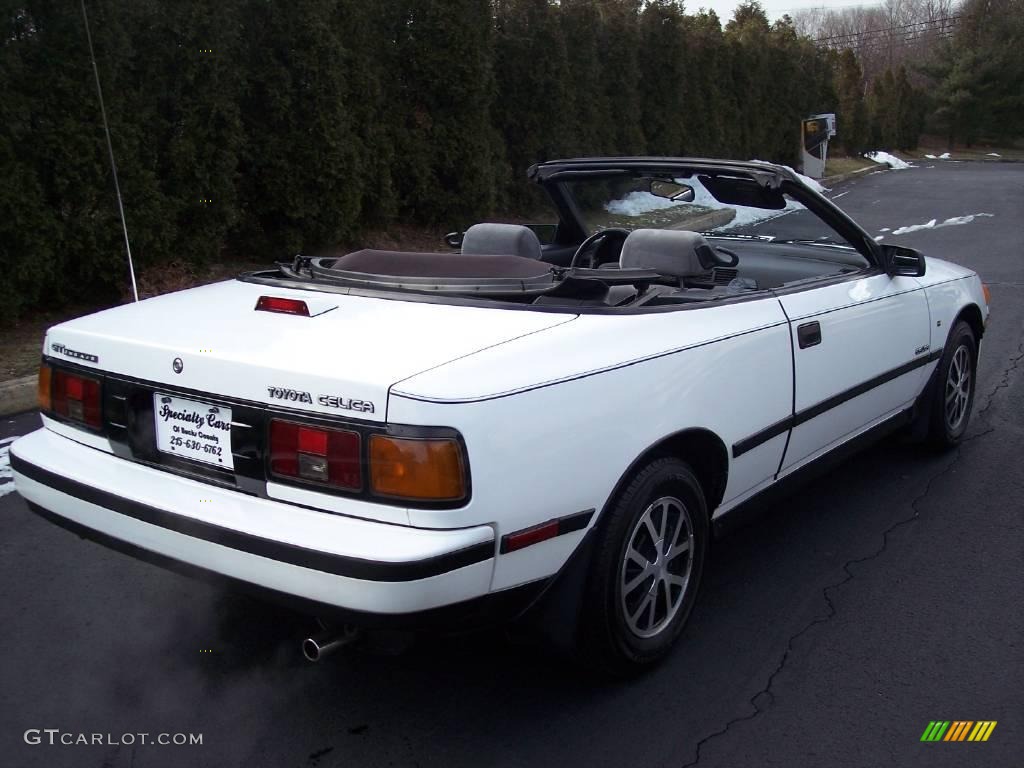 1987 Celica GT Convertible - Super White II / Gray photo #20