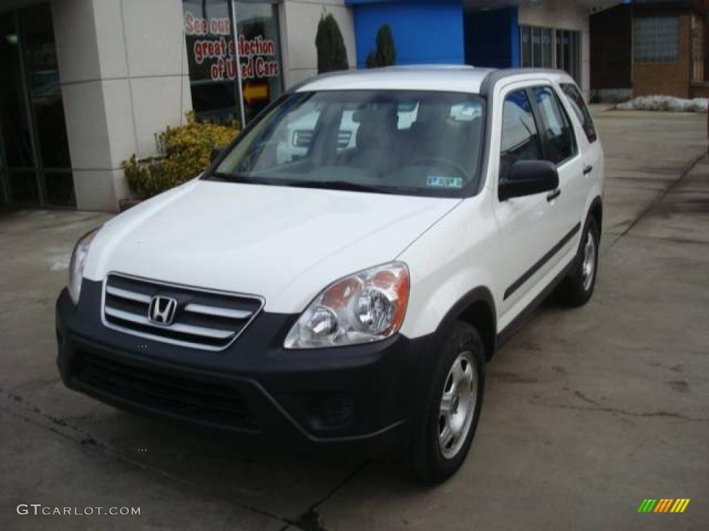 2006 CR-V LX 4WD - Taffeta White / Ivory photo #8