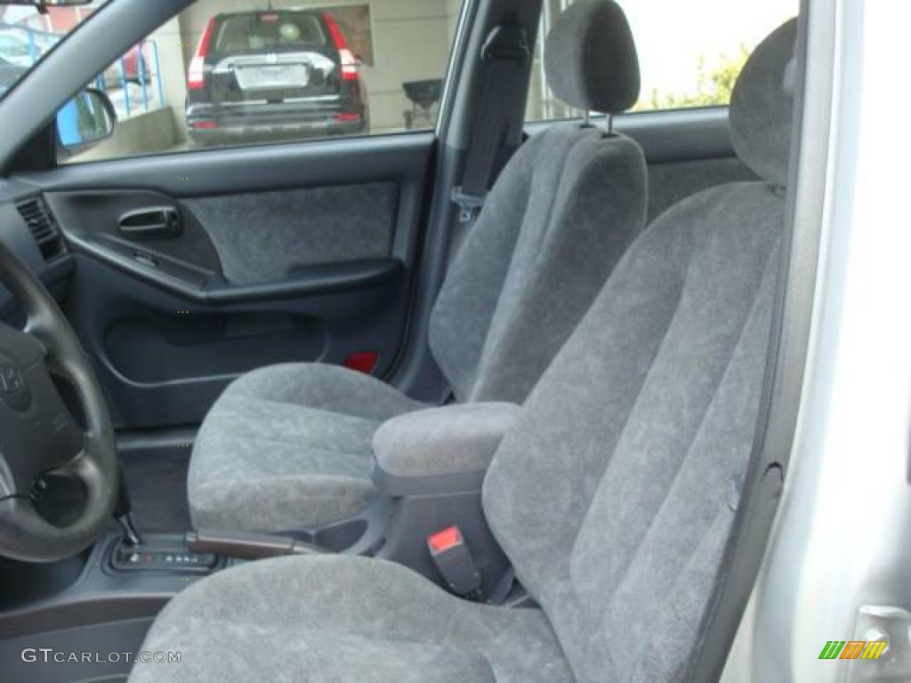 2002 Elantra GLS Sedan - Silver Pewter / Gray photo #10