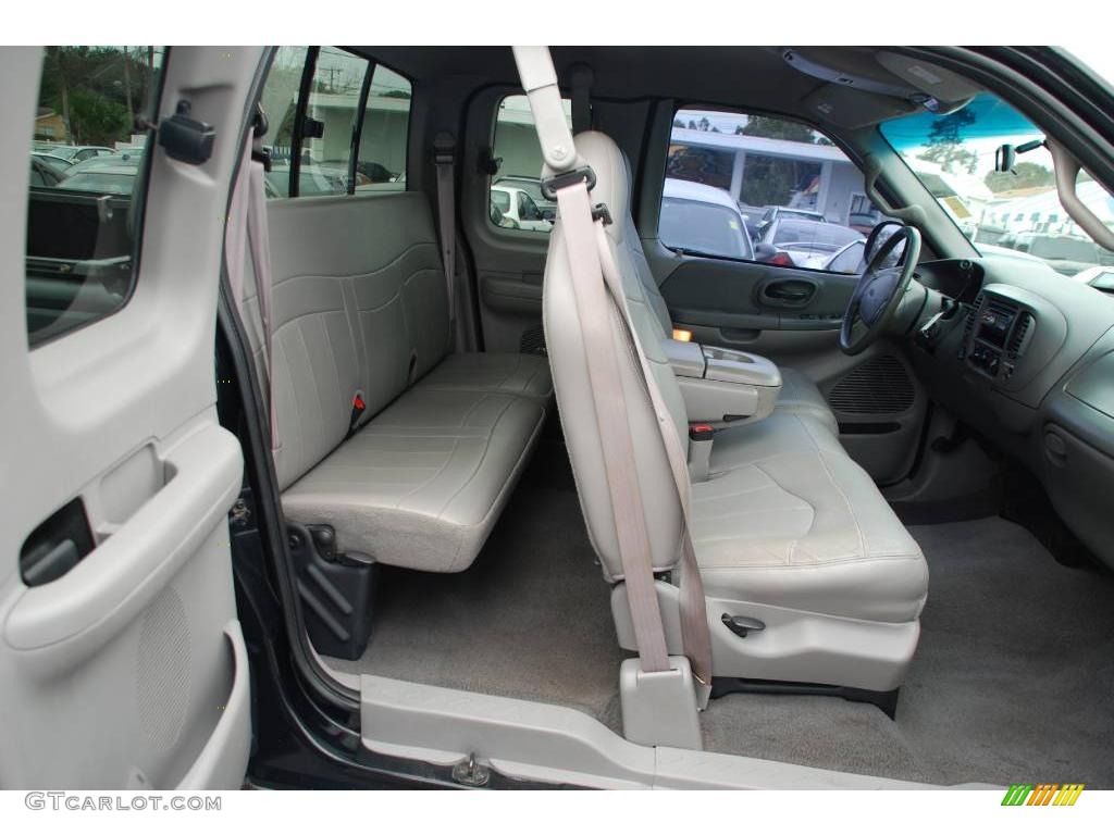 2000 F150 Lariat Extended Cab 4x4 - Black / Medium Graphite photo #21