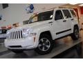 2008 Stone White Jeep Liberty Sport 4x4  photo #1