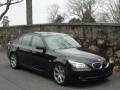 2008 Jet Black BMW 5 Series 535i Sedan  photo #1