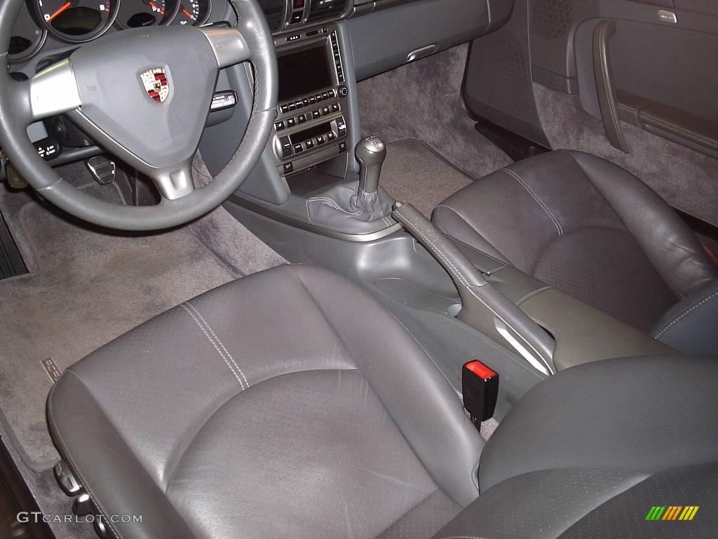 2007 911 Carrera Cabriolet - Arctic Silver Metallic / Stone Grey photo #13