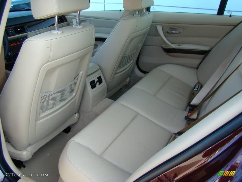 2009 3 Series 328xi Sedan - Barbara Red Metallic / Beige photo #11
