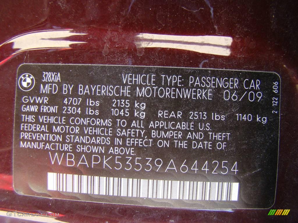 2009 3 Series 328xi Sedan - Barbara Red Metallic / Beige photo #15