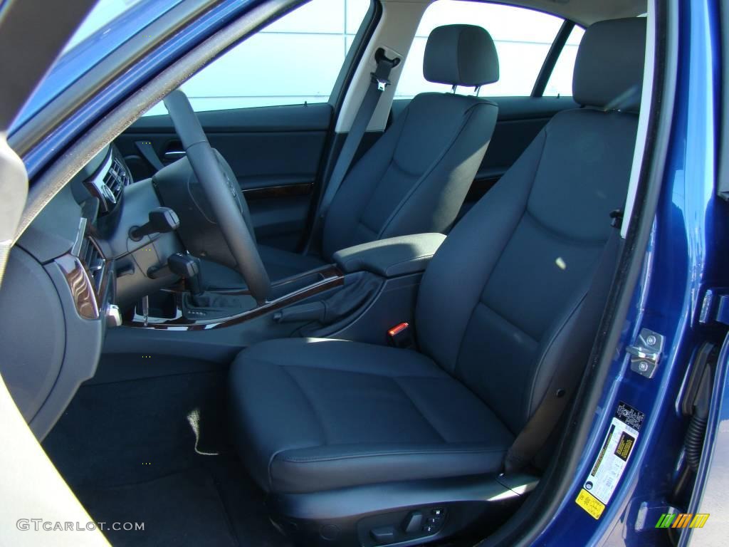 2009 3 Series 328xi Sedan - Montego Blue Metallic / Black photo #8