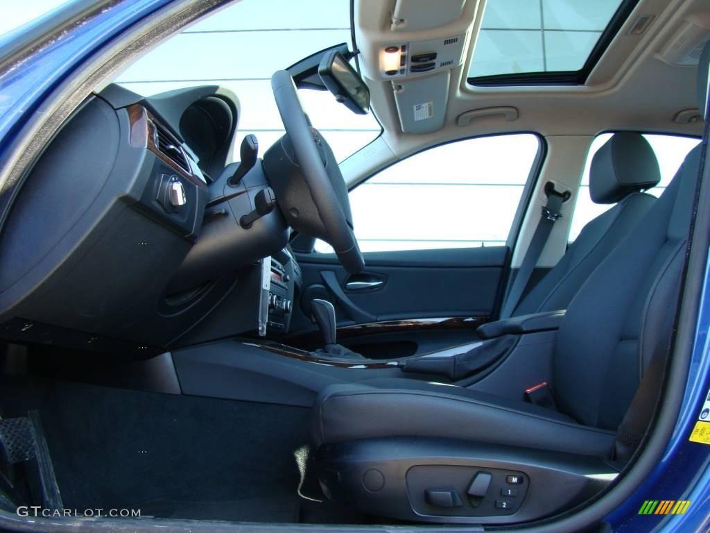 2009 3 Series 328xi Sedan - Montego Blue Metallic / Black photo #9