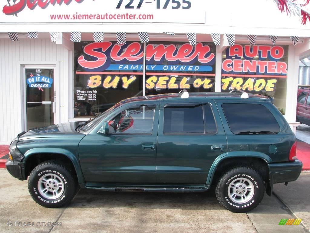 1999 Durango SLT 4x4 - Forest Green Pearlcoat / Mist Gray photo #1