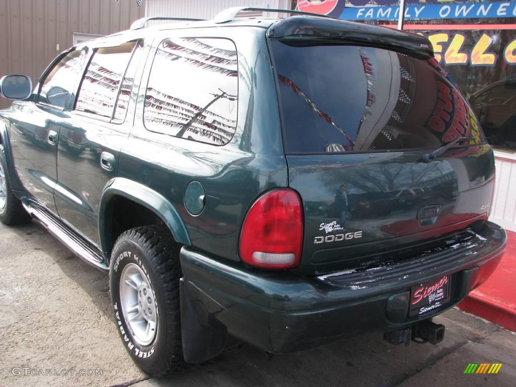 1999 Durango SLT 4x4 - Forest Green Pearlcoat / Mist Gray photo #5