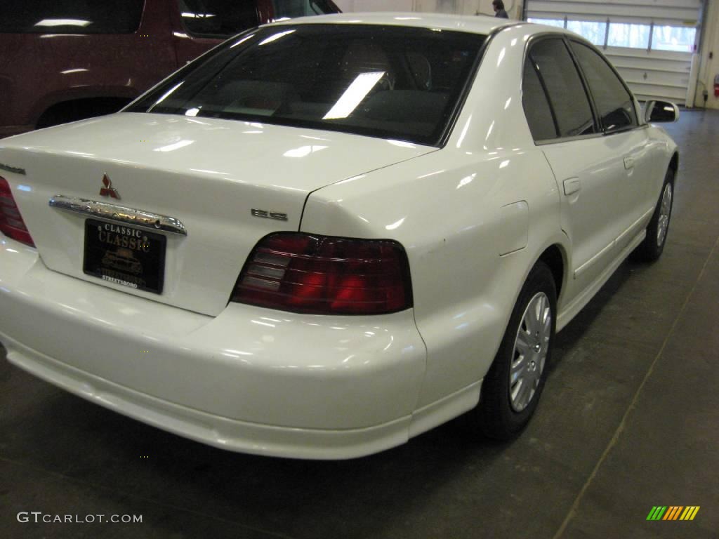 2001 Galant ES - Northstar White / Gray photo #2