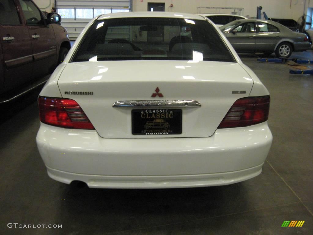 2001 Galant ES - Northstar White / Gray photo #3