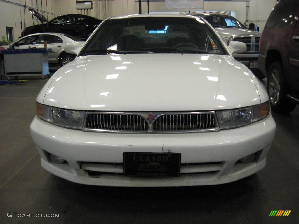 2001 Galant ES - Northstar White / Gray photo #5